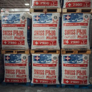 🔥 Pellet Swiss Flug – 70 Sacchi da 15 kg in Abete
